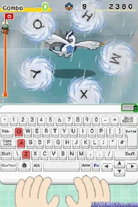 Apprends avec Pokemon A la Conquete du Clavier (France) screen shot game playing